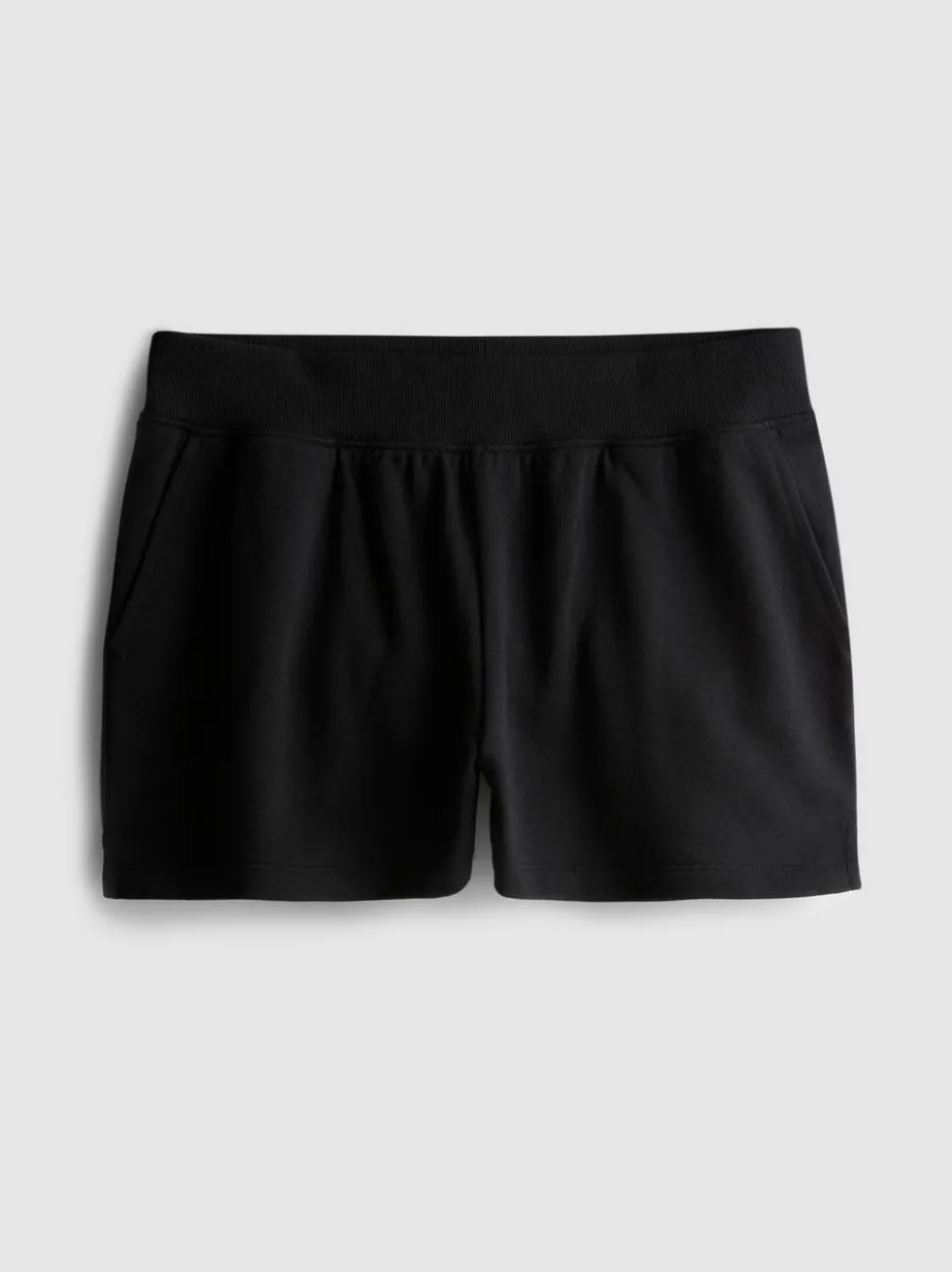 Lounge-Shorts aus Baumwolle mit Schlitz