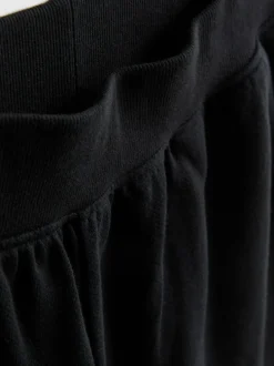 Lounge-Shorts aus Baumwolle mit Schlitz