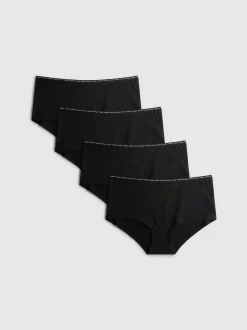 „Love To Lounge“ Pantys mit hohem Baumwollanteil, 4er-Pack