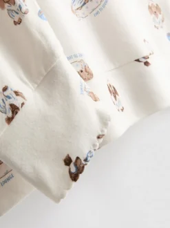 „Love To Lounge“ Schlafanzugtop mit Hunde-Print