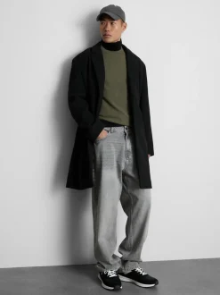 Lässige Jeans mit geradem Bein und mittlerer Leibhöhe