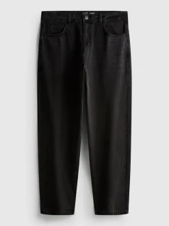Lässige Jeans mit geradem Bein und mittlerer Leibhöhe