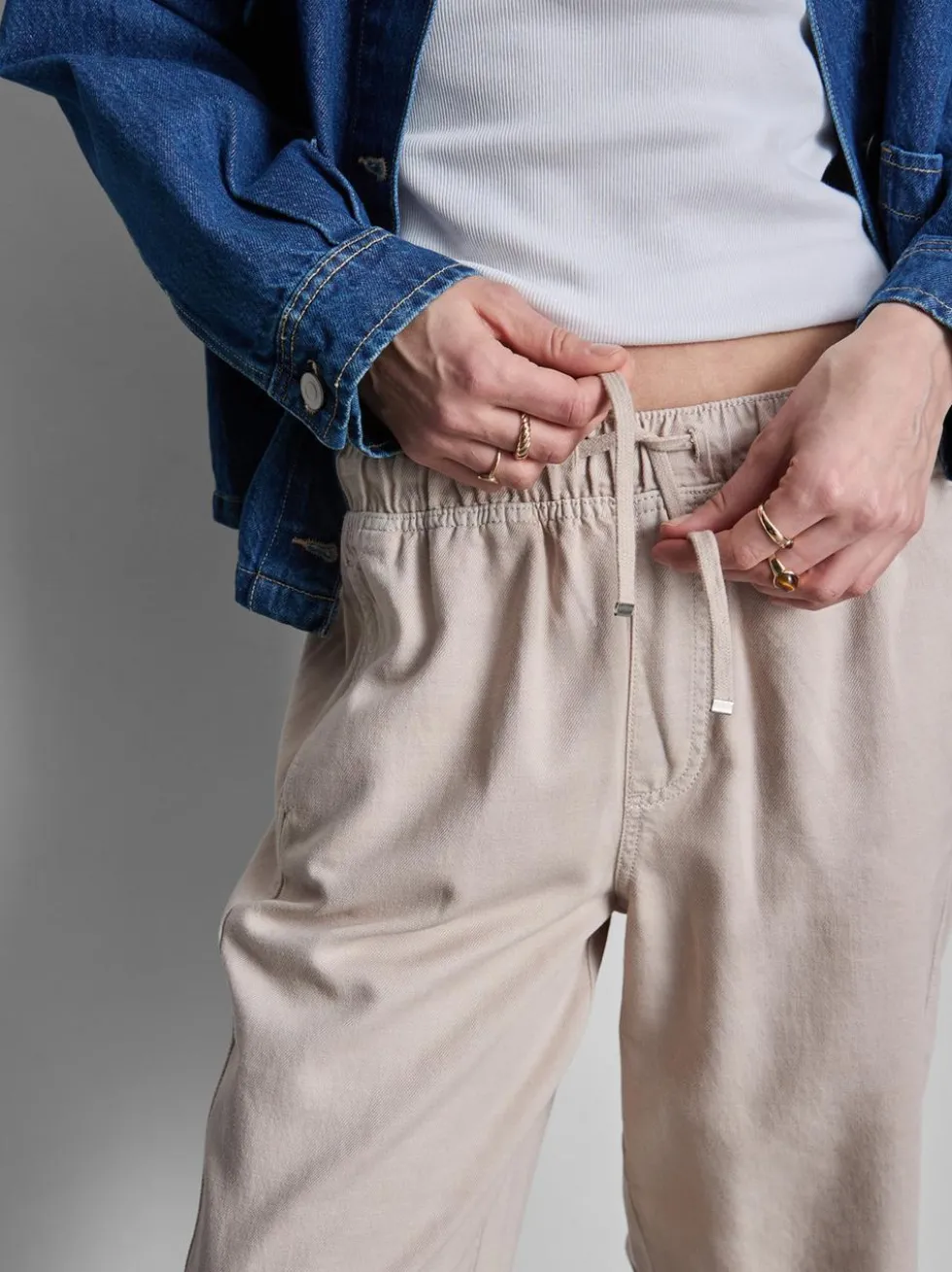 Lässige Jogginghose aus Baumwollmischung