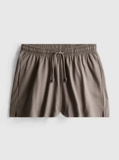 Lässige Shorts aus Baumwolle mit Kordelzug
