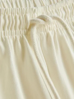 Lässige Shorts aus Baumwolle mit Kordelzug
