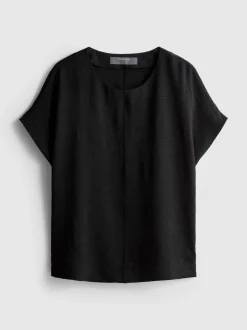 Lässiges Rundhalsshirt aus atmungsaktivem Stoff