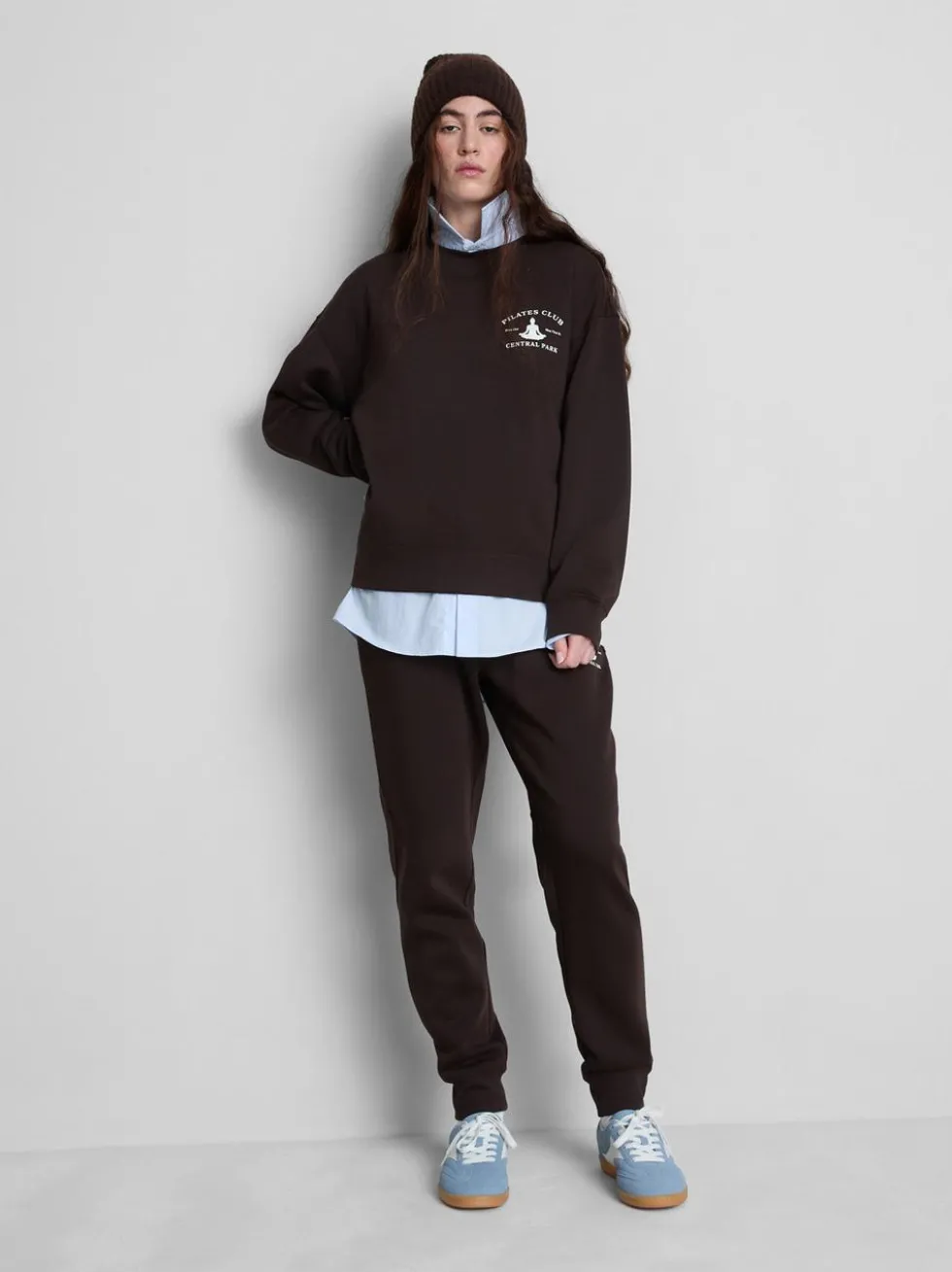 Lässiges Sweatshirt aus Baumwollmischung mit Print