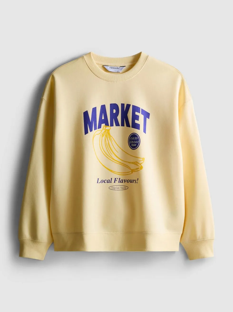 Lässiges Sweatshirt aus Baumwollmischung mit Print
