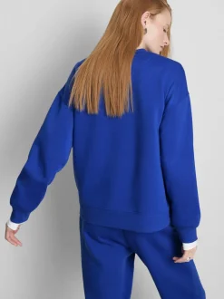 Lässiges Sweatshirt aus Baumwollmischung mit Print