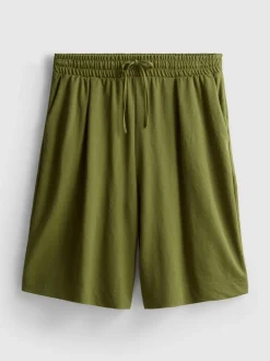 Lässige, strukturierte Bermudashorts