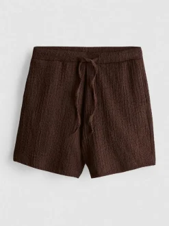 Lässige strukturierte Shorts