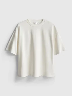 Lässiges T-Shirt mit hohem Baumwollanteil