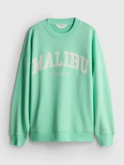 „Malibu“ Oversized-Sweatshirt mit hohem Baumwollanteil