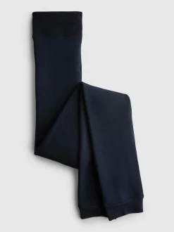 Marineblaue Samt-Leggings, 1er-Pack