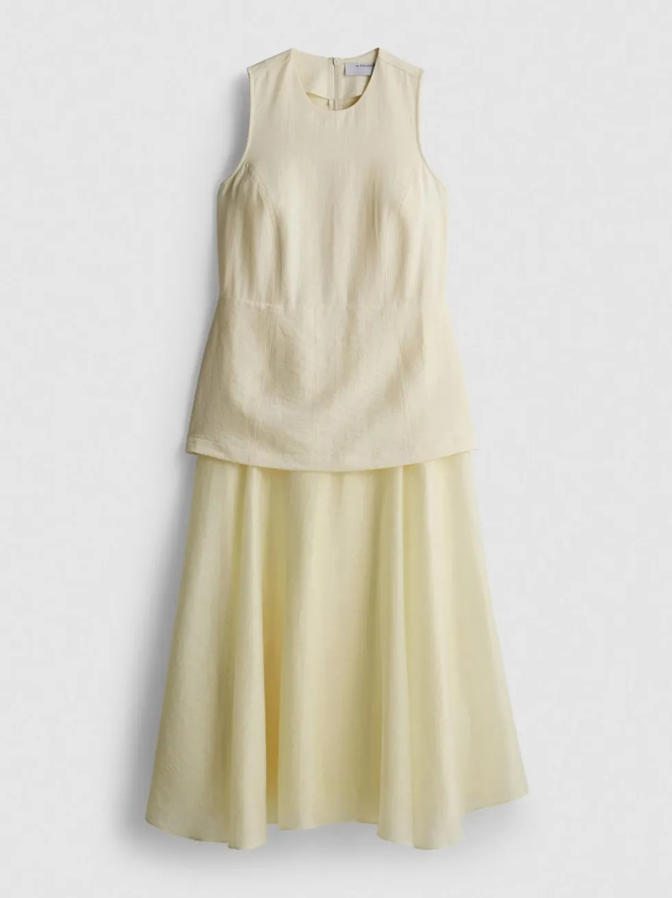 Mehrlagiges „The Edit“ Midikleid mit Schößchen