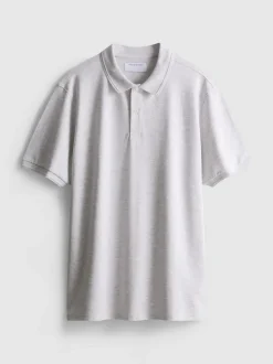 Meliertes Poloshirt