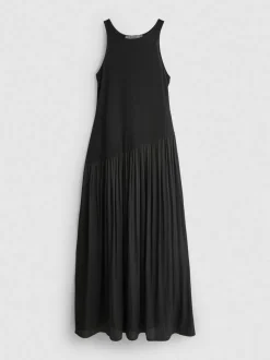 Midikleid mit tiefer Taille
