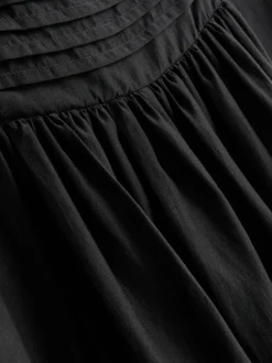 Midikleid mit Zipfelsaum