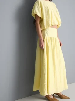 Midirock mit tiefer Taille