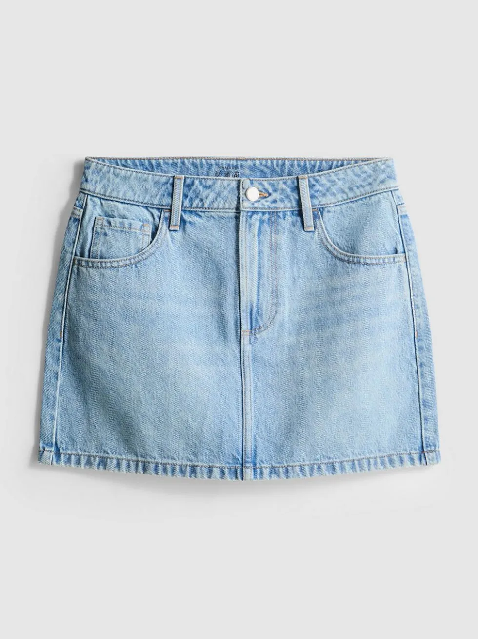 Minirock aus Baumwoll-Denim
