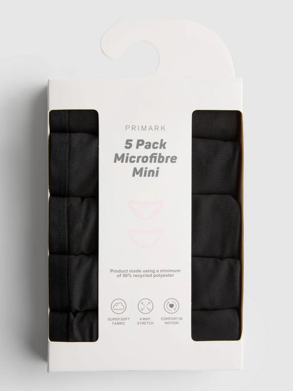Minislips aus Mikrofaser, 5er-Pack