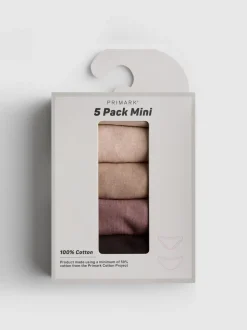 Minislips aus reiner Baumwolle, 5er-Pack