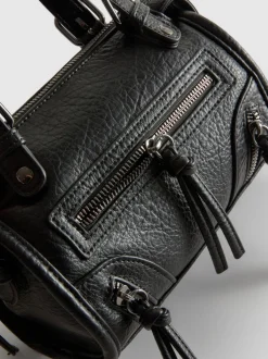 Mini-Tragetasche im Used-Look
