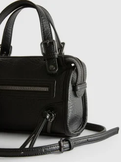 Mini-Tragetasche im Used-Look