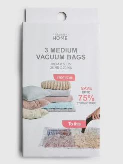 Mittelgroße Vakuumbeutel, 3er-Pack