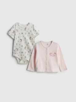 0–18 Monate | „Disney Bambi“ Body und Cardigan für Neugeborene