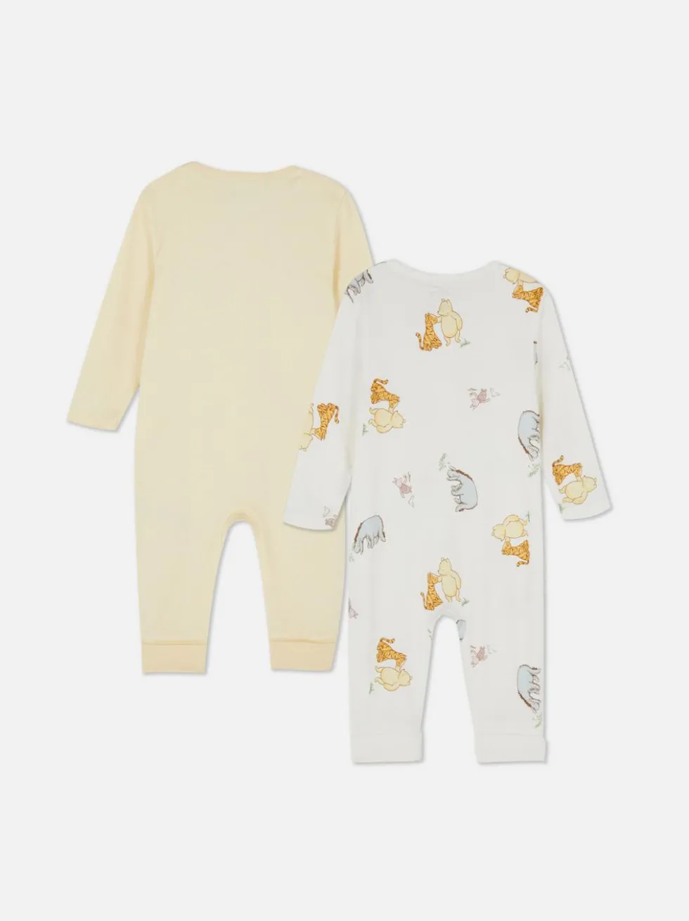 0–24 Monate | „Disney Winnie Puuh“ Strampler mit Reißverschluss, 2er-Pack