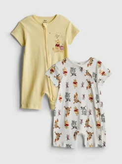 0–24 Monate | „Disney Winnie Puuh“ Strampler, 2er-Pack