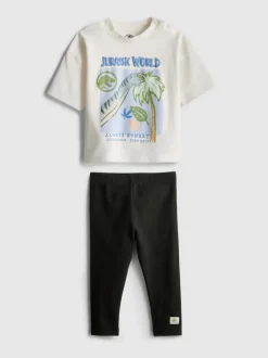 0–36 Monate | „Jurassic World“ T-Shirt und Leggings im Set
