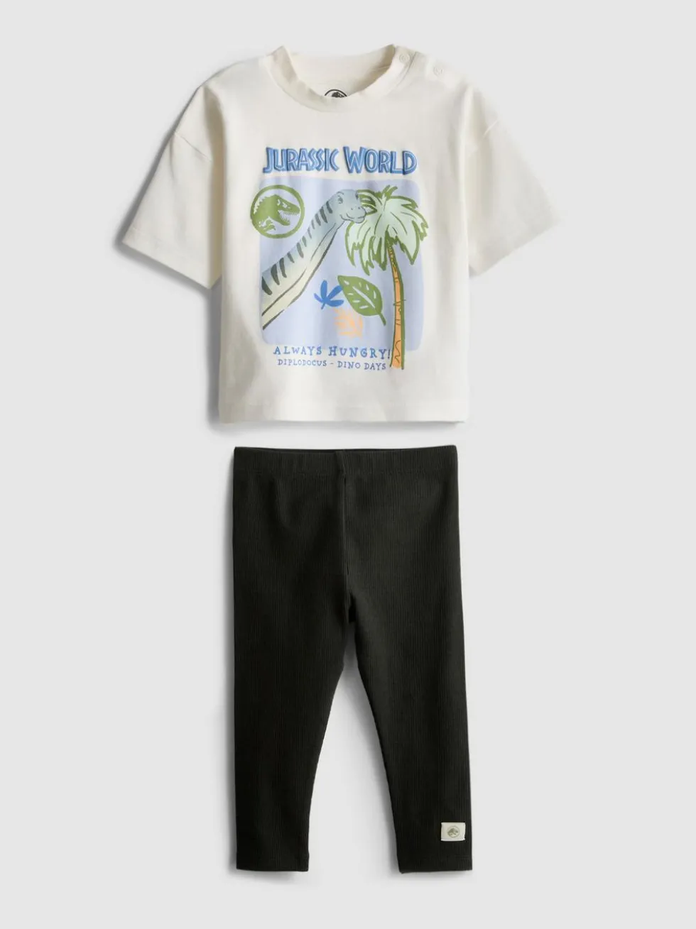 0–36 Monate | „Jurassic World“ T-Shirt und Leggings im Set
