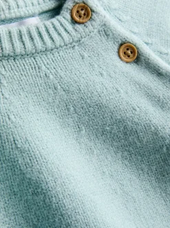 0–18 Monate | Pullover und Strickleggings für Neugeborene im Set