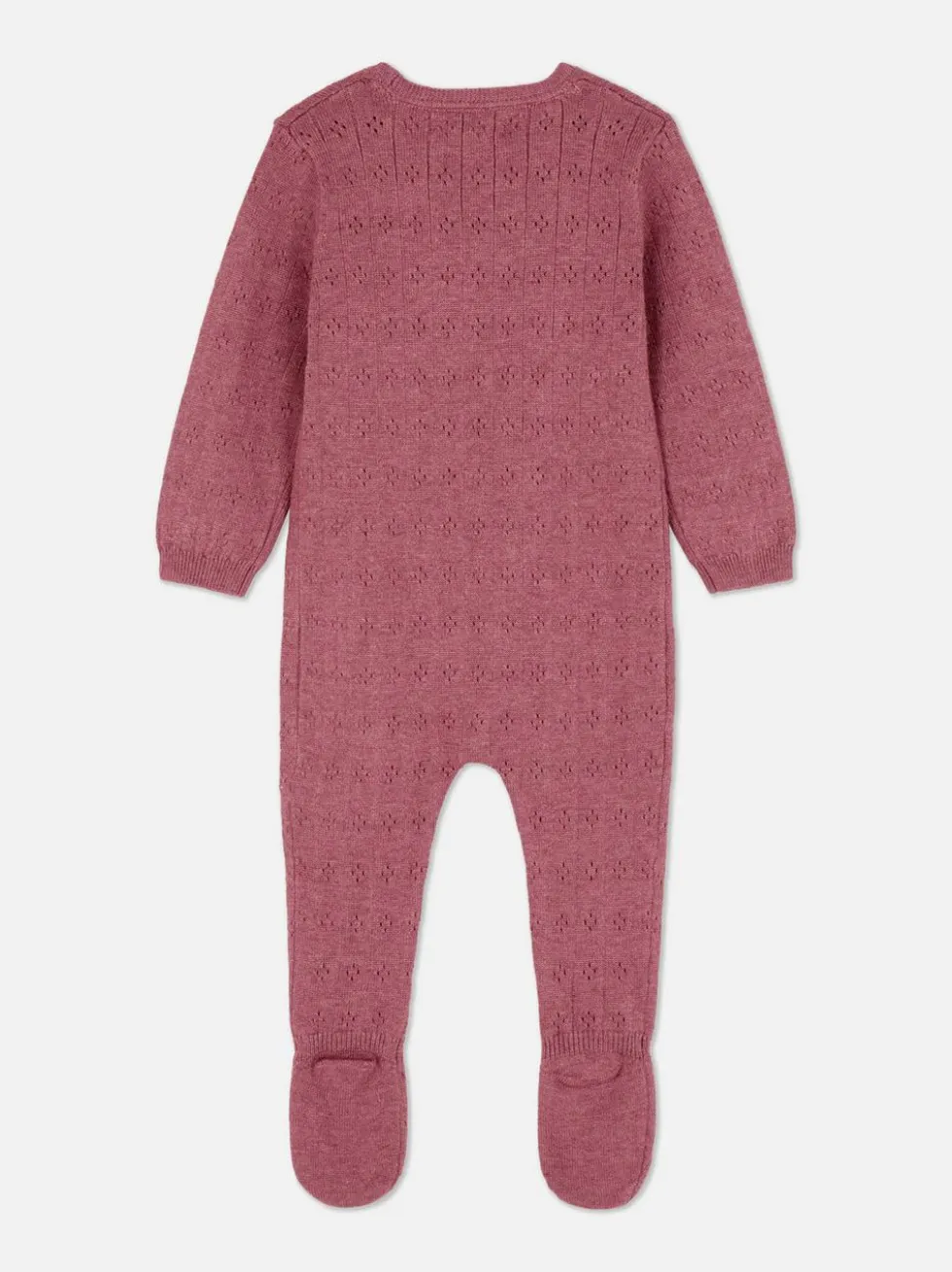 0–9 Monate | Strickschlafanzug für Neugeborene