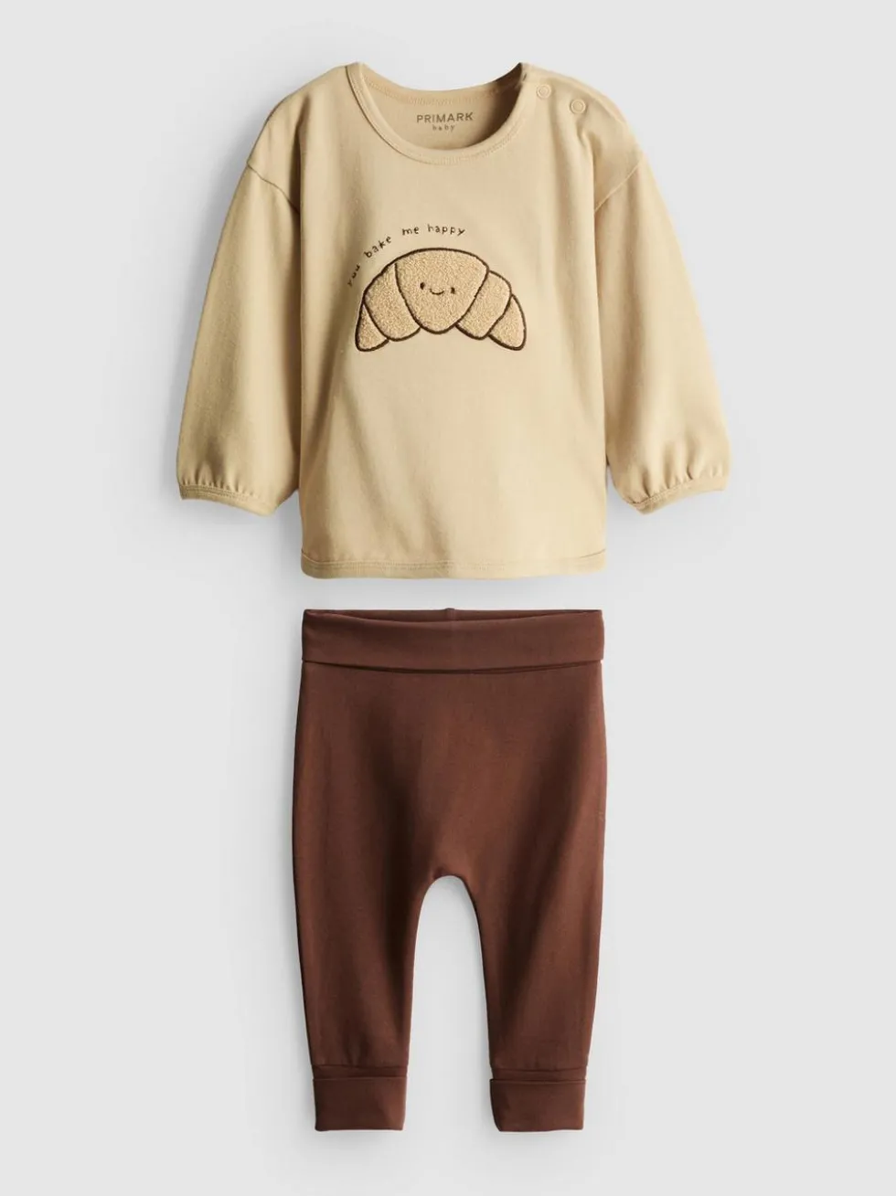 0–18 Monate | Sweatshirt und Leggings mit hohem Baumwollanteil für Neugeborene im Set