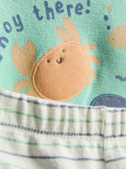 0–18 Monate | Sweatshirt und Shorts im Set für Neugeborene