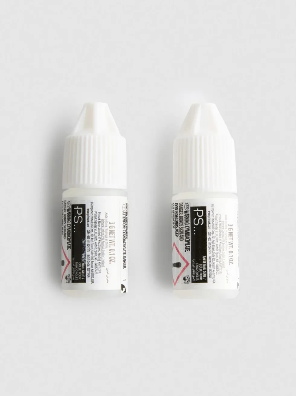 Nagelkleber für Kunstnägel, 2er-Pack