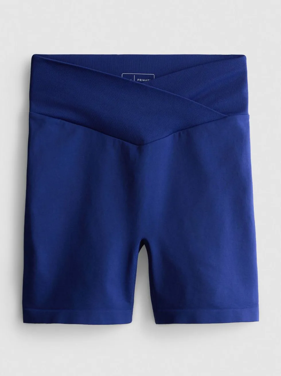 Nahtlose Active-Shorts mit überkreuztem Bund
