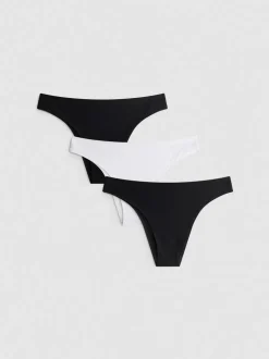 Nahtlose Brazil-Tangas, 3er-Pack