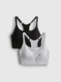 Nahtlose Sport-BHs, 2er-Pack