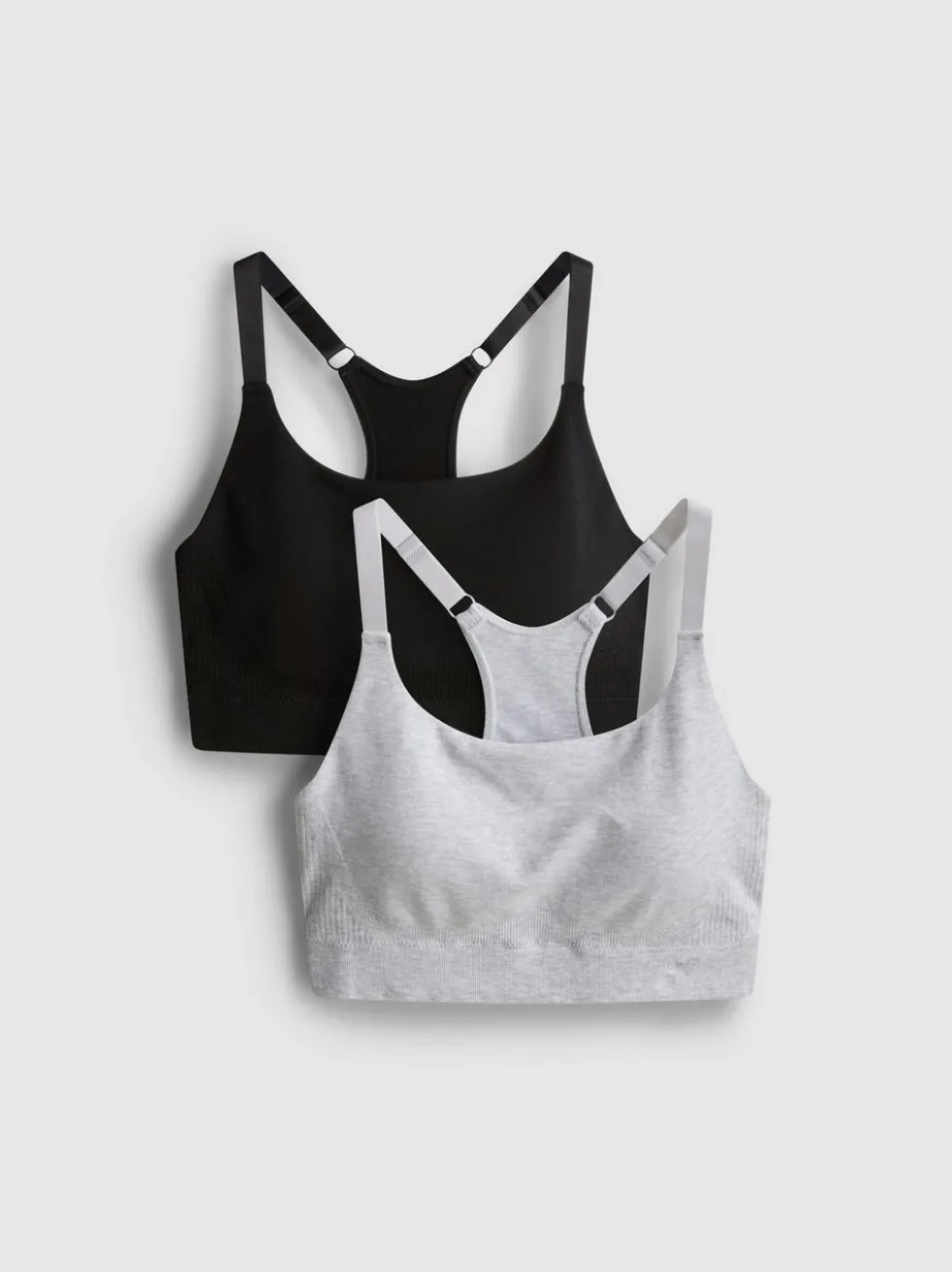 Nahtlose Sport-BHs, 2er-Pack