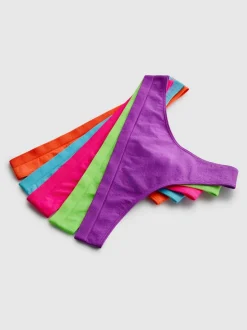Nahtlose Tangas, 5er-Pack