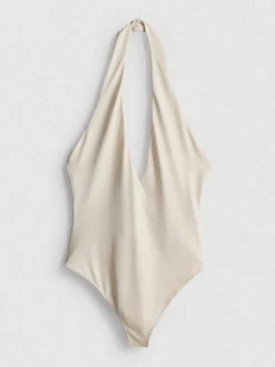 Neckholder-Body mit tiefem Dekolleté