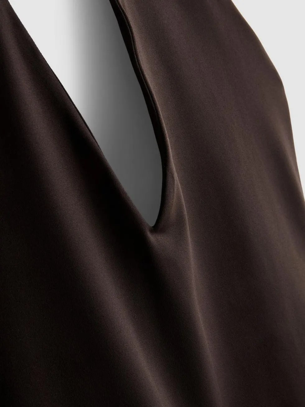 Neckholder-Body mit tiefem Dekolleté