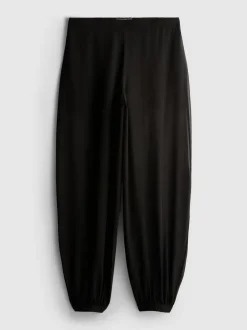 Netzstoffhose mit Bündchen