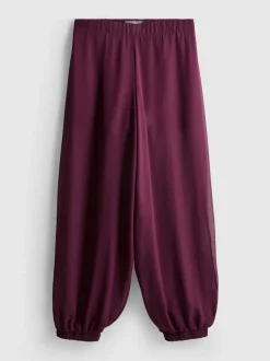 Netzstoffhose mit Bündchen