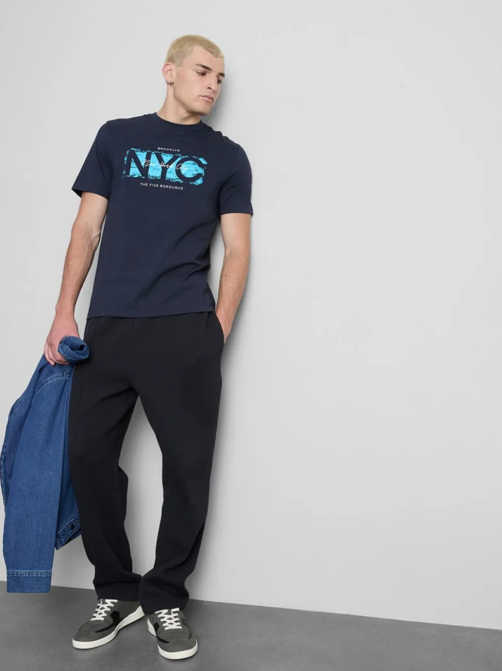 „NYC“ T-Shirt mit Grafik