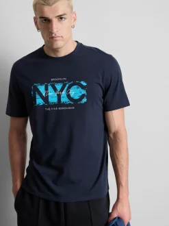 „NYC“ T-Shirt mit Grafik